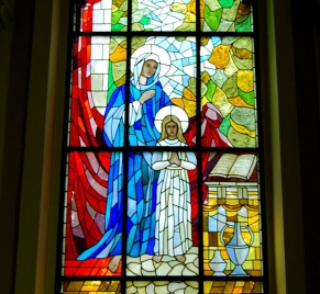 Stained glass windows