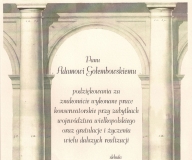 Podziękowanie od konserwatora zabytków